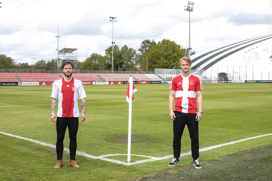 Player Photo: Lasse Schöne & Kasper Dolberg