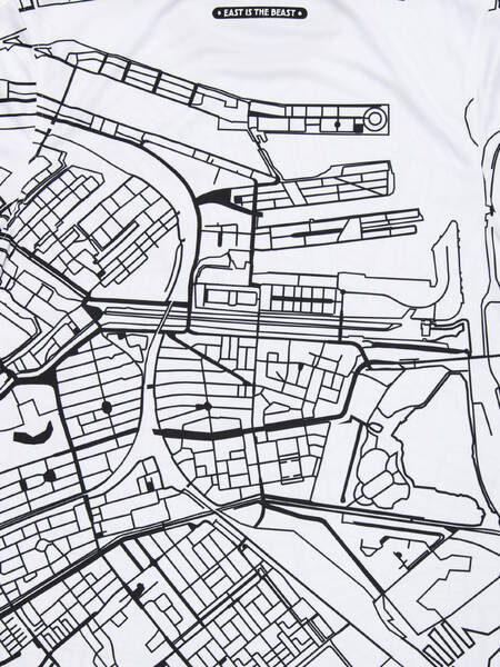 Product Photo: East is the beast B/W